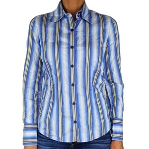 Tommy Hilfiger Cotton Shirt Size Medium Blue